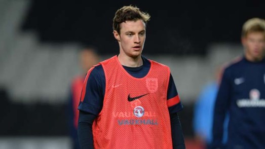 Will Keane could make his debut today against Derby County.  Thanks to the FA for photo. 